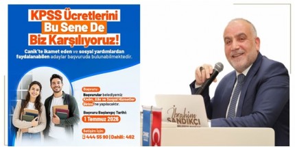 KPSS Ücretleri Canik Belediyesi'nden! 